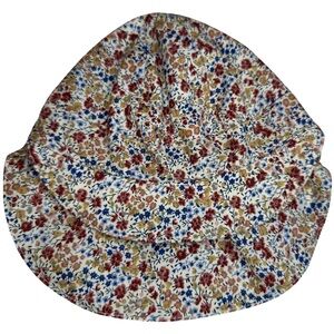 NWT - HutteliHut - Safari Hat with chin straps - Print Sepia Rose